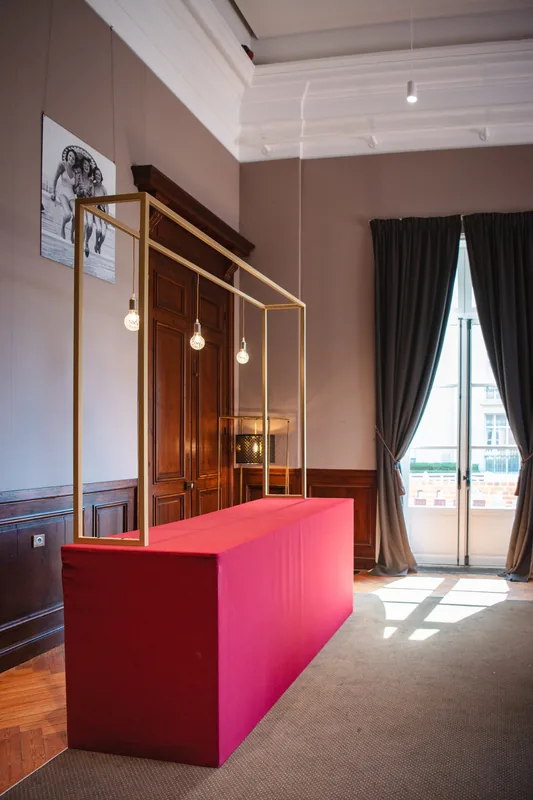Bar habillé et suspensions sur mesure